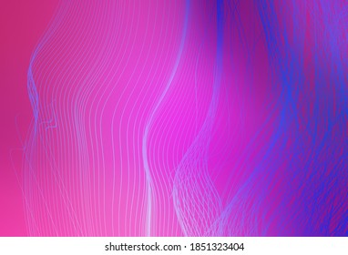 Light Pink vector blurred shine abstract template. Glitter abstract illustration with gradient design. The best blurred design for your business.