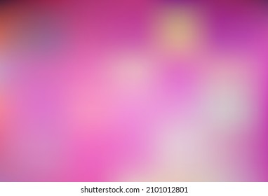 Light Pink vector blurred shine abstract background. Glitter abstract illustration with an elegant design. Brand new template for your design.