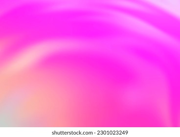 Light Pink vector blurred shine abstract background. A vague abstract illustration with gradient. A new texture for your design.