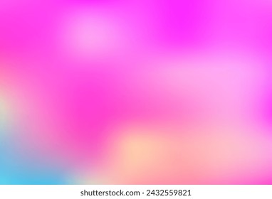 Hellrosa Vektor verschwommener Glanz abstraktes Muster. Moderne abstrakte Illustration mit Gradient. Brandneue Vorlage für Ihr Design.