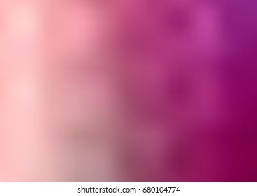 Light Pink vector blurred shine abstract template. Shining colored illustration in a brand-new style. The best blurred design for your business.
