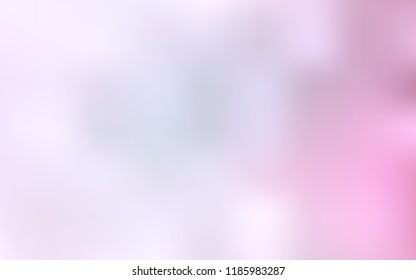Light Pink vector blurred template. A vague abstract illustration with gradient. Brand new style for your business design.