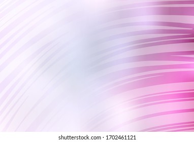 Light Pink vector blurred template. Glitter abstract illustration with gradient design. New style design for your brand book.
