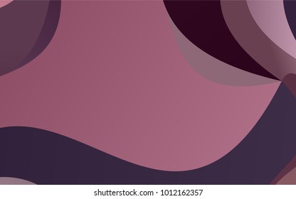 Light Pink vector blurry arched background. A completely new color illustration in a vague style. The template can be used as a background for cell phones.