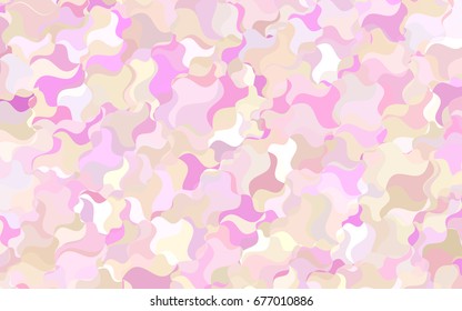 Light Pink vector blurry arched template. Geometric illustration in Origami style with gradient.  The pattern of blurred lines for your business design.