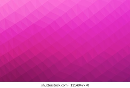 Light Pink vector blurry hexagon pattern. An elegant bright illustration with gradient. The template can be used as a background for cell phones.