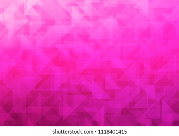Light Pink vector blurry hexagon texture. Creative illustration in halftone style with gradient. A completely new design for your business.