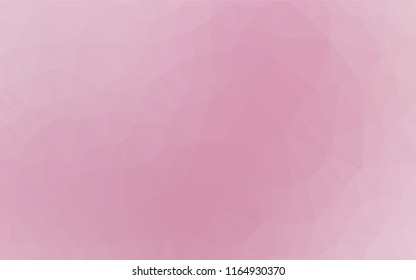 Light Pink vector blurry hexagon pattern. Modern geometrical abstract illustration with gradient. The elegant pattern can be used as part of a brand book.