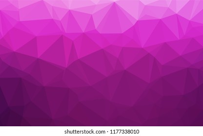 Light Pink vector blurry hexagon template. A completely new color illustration in a vague style. A new texture for your design.