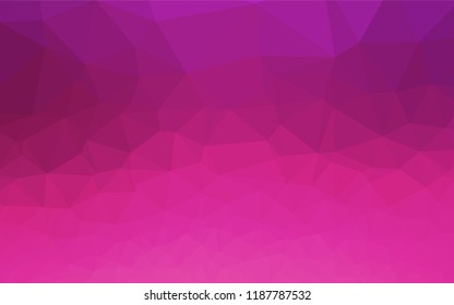 Light Pink vector blurry hexagon texture. Creative geometric illustration in Origami style with gradient. A new texture for your design.