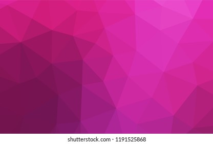 Light Pink vector blurry hexagon texture. A sample with polygonal shapes. Brand new style for your business design.