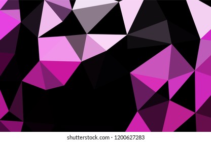 Light Pink vector blurry hexagon texture. Shining colored illustration in a Brand new style. The template can be used as a background for cell phones.