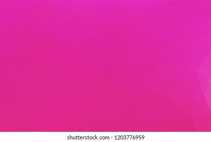Light Pink vector blurry hexagon pattern. A completely new color illustration in a vague style. A completely new design for your business.