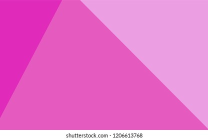Light Pink vector blurry hexagon template. Triangular geometric sample with gradient.  Brand new design for your business.