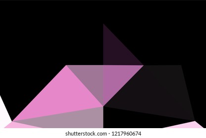 Light Pink vector blurry hexagon texture. Colorful abstract illustration with gradient. Brand new style for your business design.