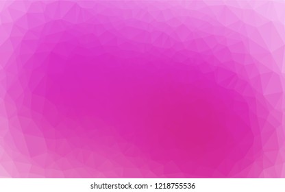 Light Pink vector blurry hexagon pattern. Shining colored illustration in a Brand new style. A new texture for your design.