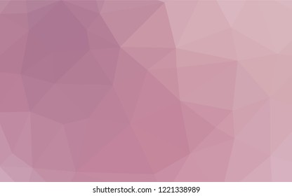 Light Pink vector blurry hexagon texture. Shining colored illustration in a Brand new style. A completely new design for your business.