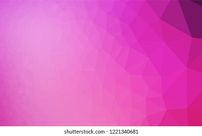 Light Pink vector blurry hexagon texture. Modern geometrical abstract illustration with gradient. Brand new design for your business.