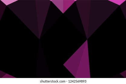 Light Pink vector blurry hexagon template. An elegant bright illustration with gradient. A completely new design for your business.
