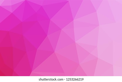 Light Pink vector blurry hexagon texture. An elegant bright illustration with gradient. The elegant pattern can be used as part of a brand book.