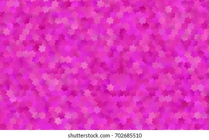 Light Pink vector blurry hexagon background design. Geometric background in Origami style with gradient. 
