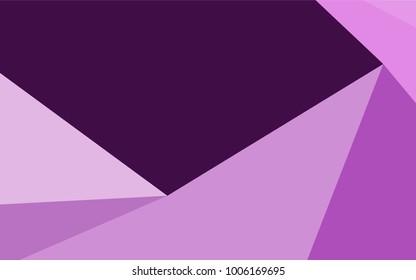 Light Pink vector blurry triangle pattern. Shining illustration, which consist of triangles. The best triangular design for your business.