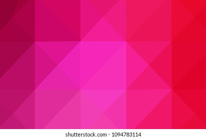 Light Pink vector blurry triangle texture. Colorful illustration in abstract style with gradient. Brand-new design for your business.