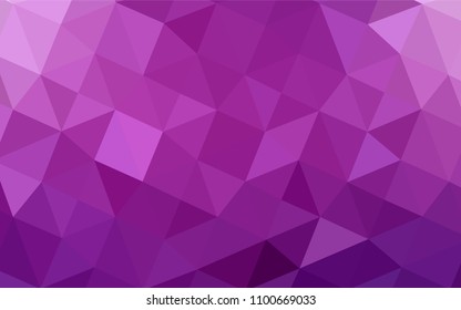 Light Pink vector blurry triangle pattern. Colorful abstract illustration with gradient. The template for cell phone's backgrounds.
