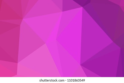 Light Pink vector blurry triangle texture. Colorful abstract illustration with gradient. That new template can be used for your brand book.
