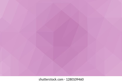 Light Pink vector blurry triangle texture. Colorful illustration in abstract style with gradient. New texture for your design.