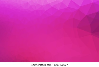 Light Pink vector blurry triangle texture. Creative illustration in halftone style with gradient. Elegant pattern for a brand book.