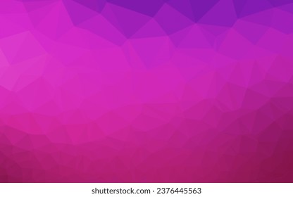 Light Pink vector blurry triangle pattern. A completely new color illustration in a vague style. Completely new design for your business.