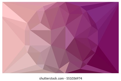 Light Pink vector blurry triangle background design. Geometric background in Origami style with gradient. 
