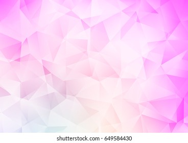 Light Pink vector blurry triangle background. An elegant bright illustration with gradient. The completely new template can be used for your brand book.