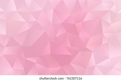 Light Pink vector blurry triangle template. Creative illustration in halftone style with gradient. A completely new template for your business design.