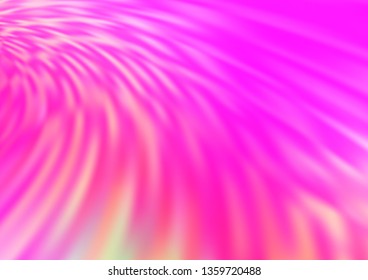 Light Pink vector bokeh and colorful pattern. Modern geometrical abstract illustration with gradient. Brand new style for your business design.
