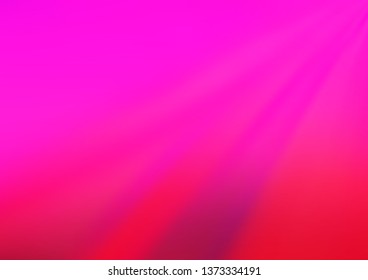 Light Pink vector bokeh and colorful pattern. Modern geometrical abstract illustration with gradient. A completely new design for your business.