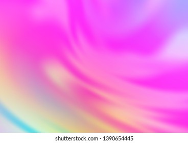 Light Pink vector bokeh and colorful pattern. Glitter abstract illustration with an elegant design. The background for your creative designs.