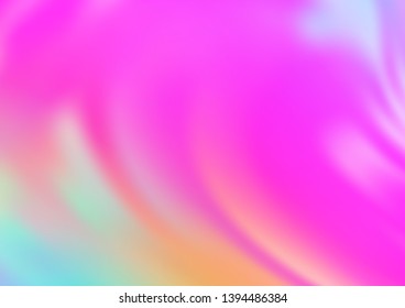 Light Pink vector bokeh and colorful pattern. Colorful illustration in abstract style with gradient. A new texture for your design.
