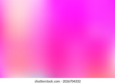 Light Pink vector bokeh and colorful pattern. Creative illustration in halftone style with gradient. Brand new template for your design.