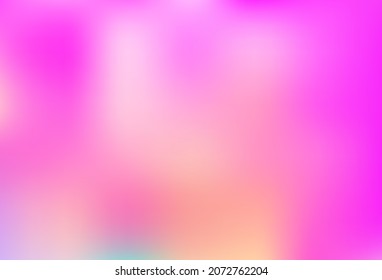 Pintor vectorial rosa claro y patrón colorido. Ilustración colorida de estilo borroso con gradiente. Diseño sencillo para su negocio.