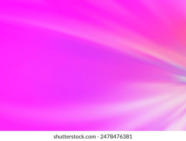Light Pink vector bokeh template. Modern geometrical abstract illustration with gradient. The best blurred design for your business.