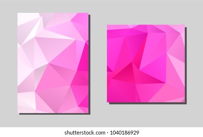 Light Pink vector brochure for ui, ux design. Modern abstract design concept with colorful gradient. Beautiful design for cover of notepads.