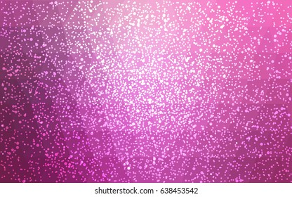 Light Pink vector christmas polygon background. Low poly Illustration consisting of triangles with snowflakes. Texture background of New Year celebration.