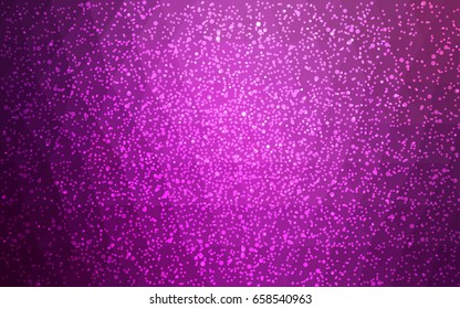Light Pink vector christmas postcard low polygon background. Illustration consisting of triangles. Abstract triangular polygonal origami or crystal design of New Year celebration.