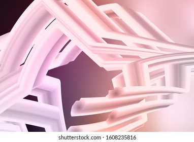Light Pink vector colorful abstract background. Abstract colorful illustration with gradient. Completely new design for your business.
