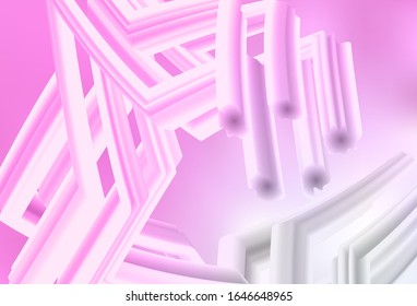 Light Pink vector colorful abstract background. Glitter abstract illustration with gradient design. New design for your business.