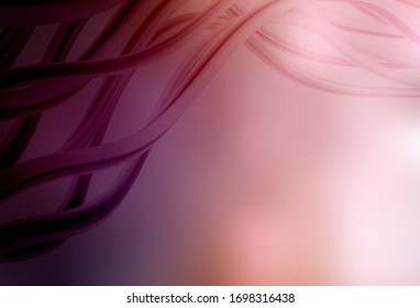 Light Pink vector colorful abstract texture. Colorful illustration in abstract style with gradient. The best blurred design for your business.