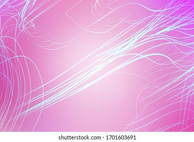 Light Pink vector colorful abstract background. Creative illustration in halftone style with gradient. New style design for your brand book.