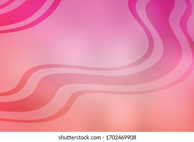 Light Pink vector colorful abstract background. Shining colorful illustration in smart style. Blurred design for your web site.